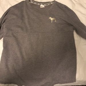 Pink grey long sleeve size XS